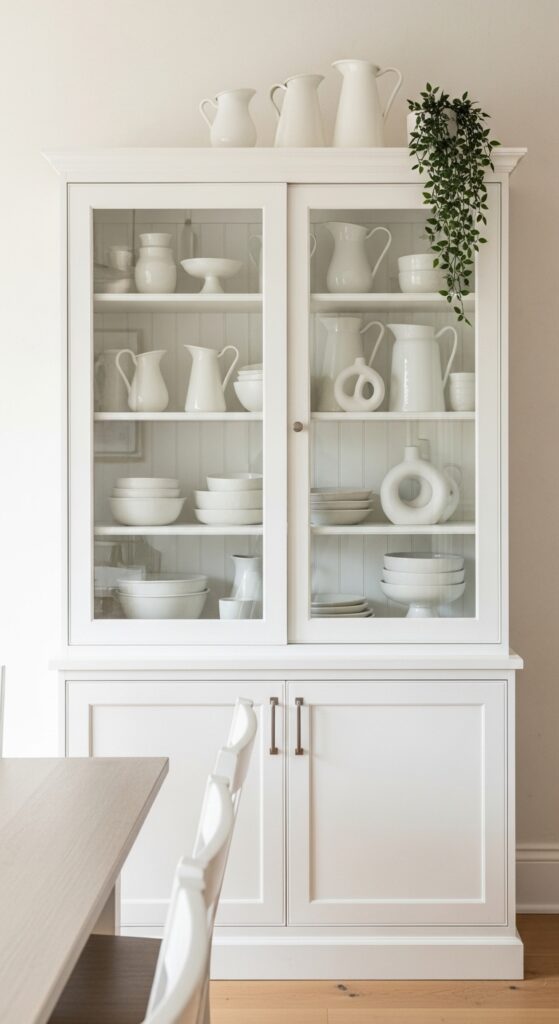 12 Dining Room Hutch Decor Ideas For Display And Storage 1