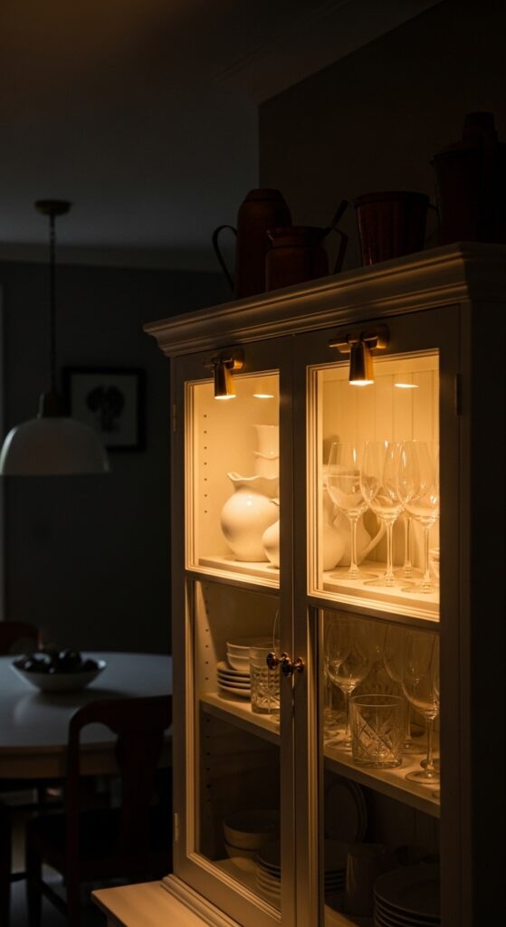 12 Dining Room Hutch Decor Ideas For Display And Storage 5