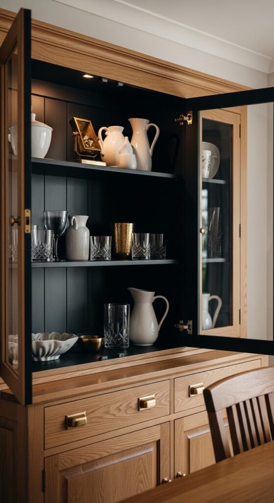 12 Dining Room Hutch Decor Ideas For Display And Storage 7