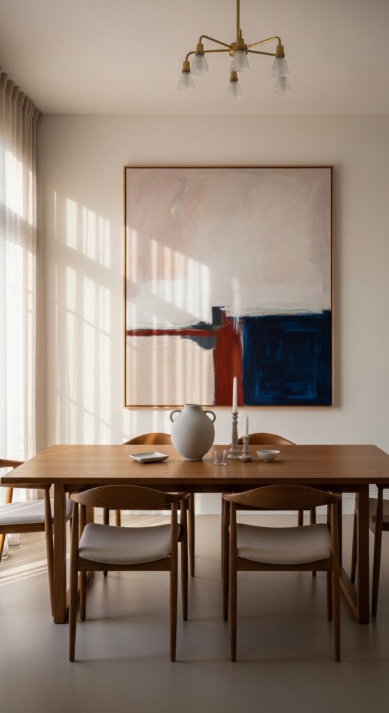 12 Simple Dining Room Wall Decor Ideas That Look Elegant whisk 370baa5ca5175599d3b48f591a868146dr