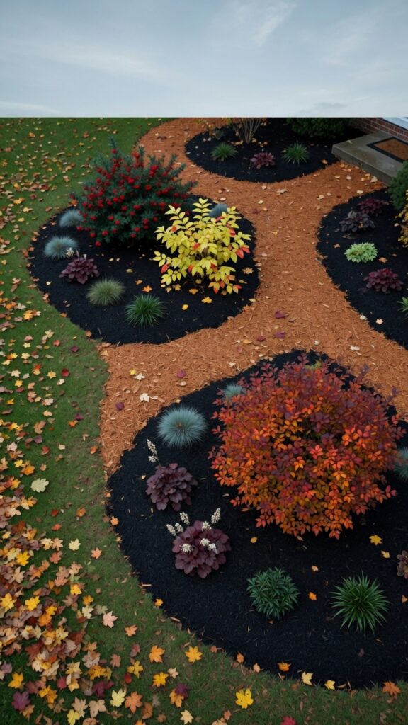 11 front yard residential photograph in late autumn s