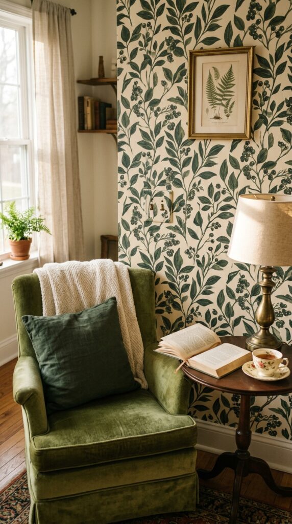 12 a medium shot interior photograph of a charming re
