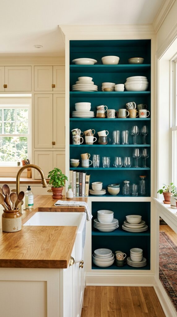 12 image prompt a medium wide kitchen shot photograph