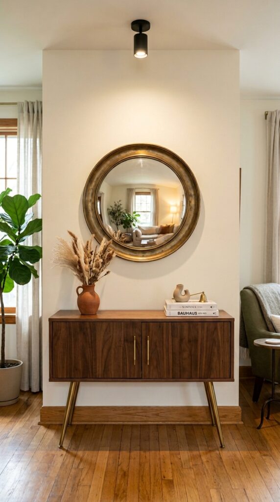 3 a narrow living room wall no wider than nine feet 
