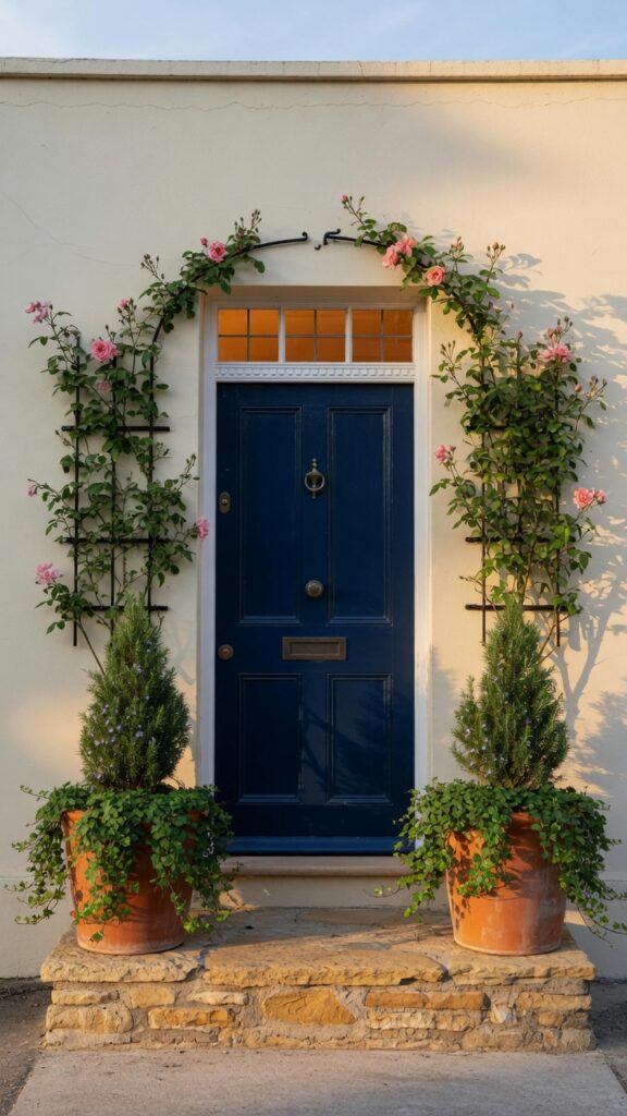 3 a symmetrical front entry composition photographed