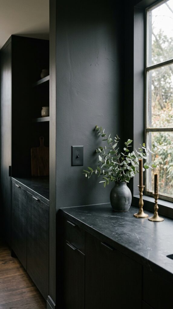 3 a wide editorial interior photograph of a moody co