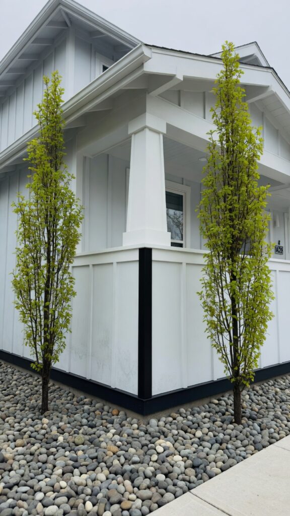 4 photorealistic street level shot of a modern craft