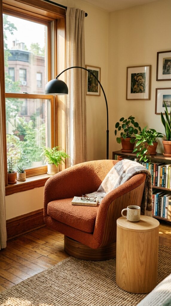 5 a sun filled reading corner in a small apartment a