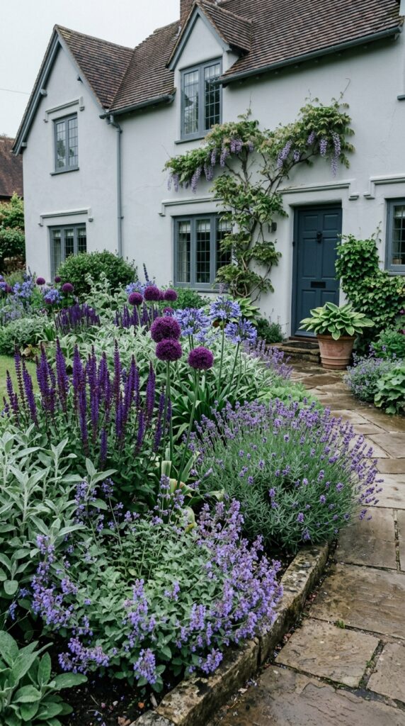 7 a front garden bed photographed in soft overcast l