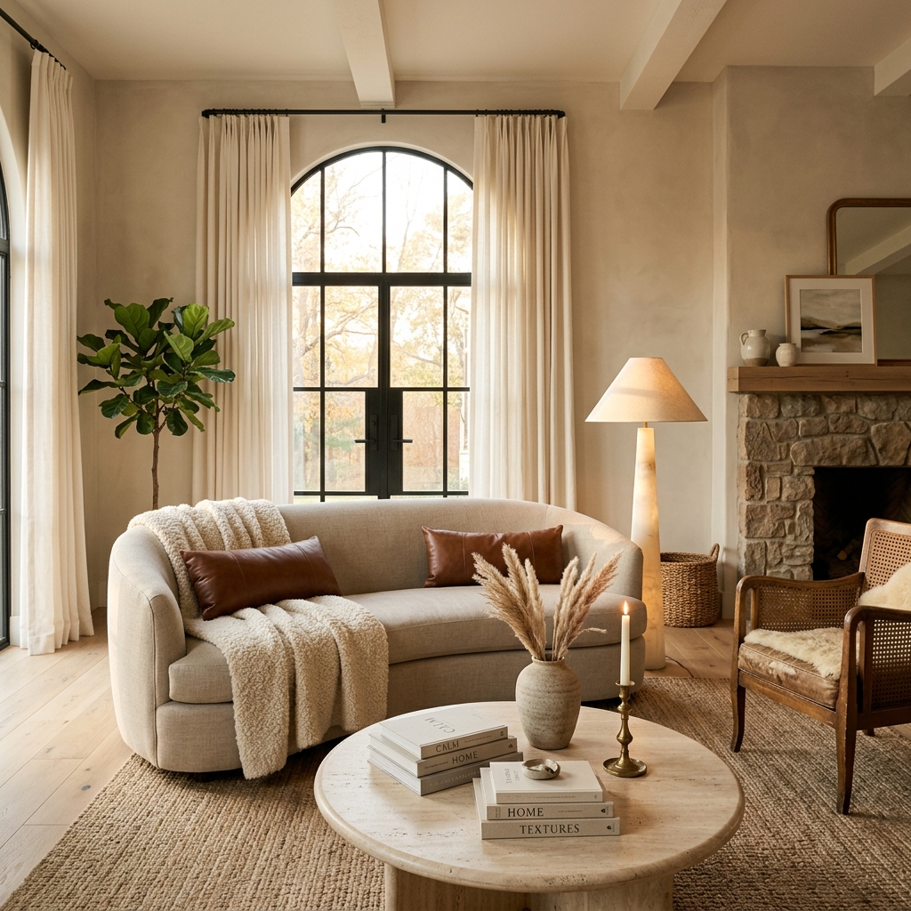 living room with sofa and 202604301319
