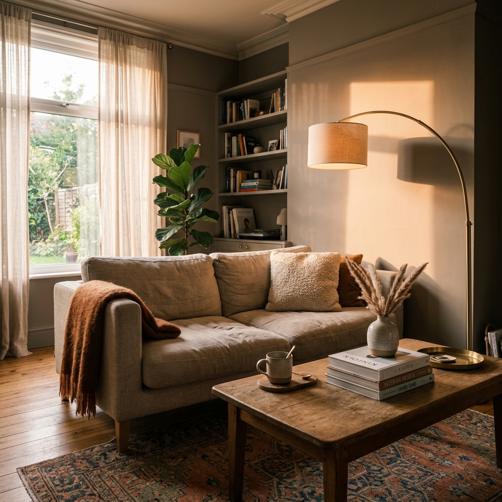 sun drenched living room 202604261327