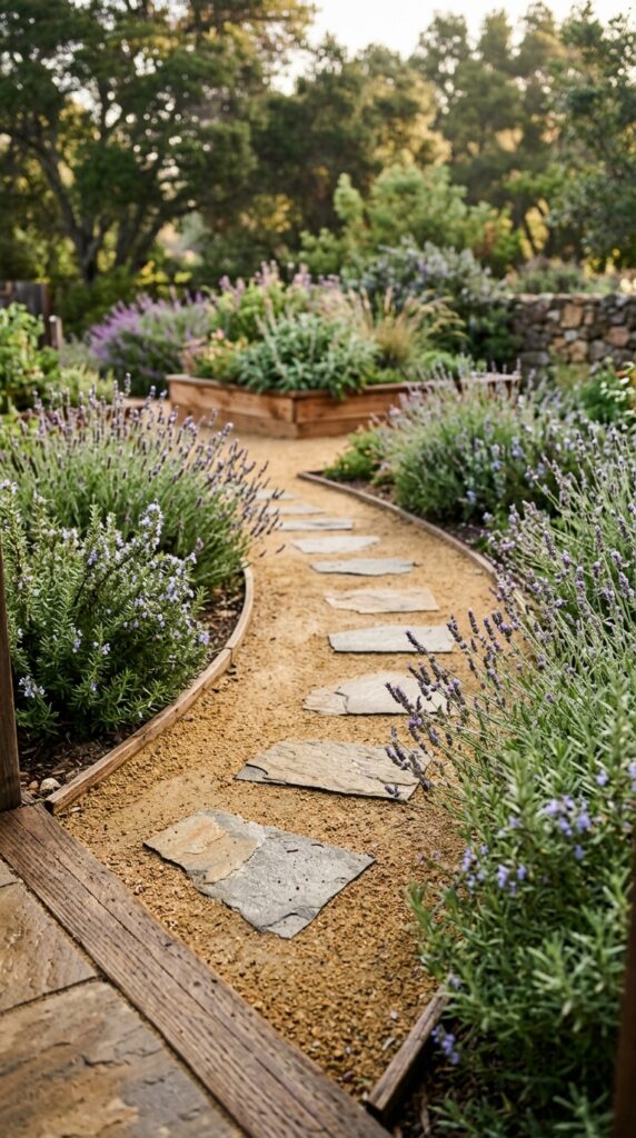 002 a backyard path of compacted decomposed granite in