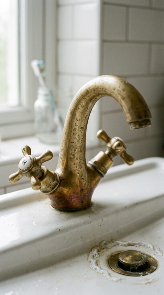 002 image prompt close up of a bathroom faucet in unla