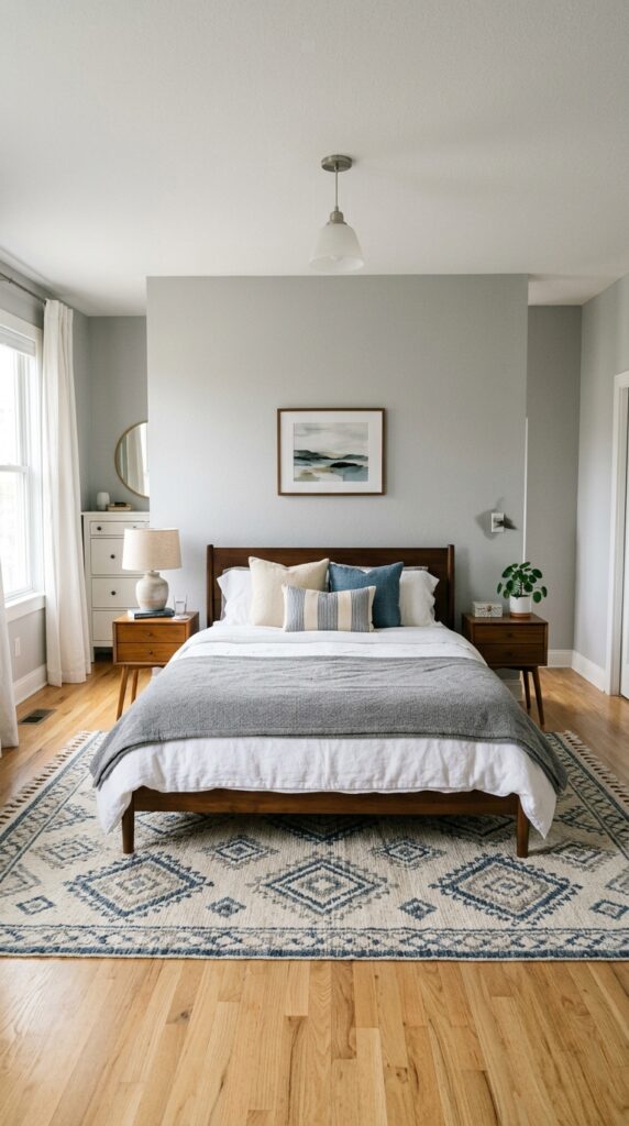 004 image prompt a bedroom where the bed is pulled abo