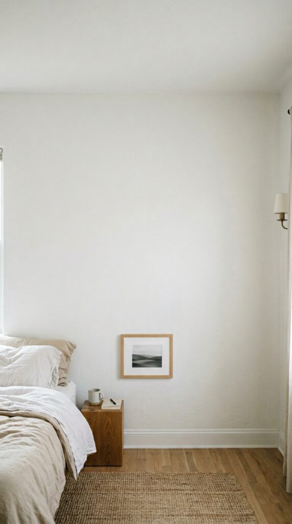005 image prompt a bedroom wall that is completely bar