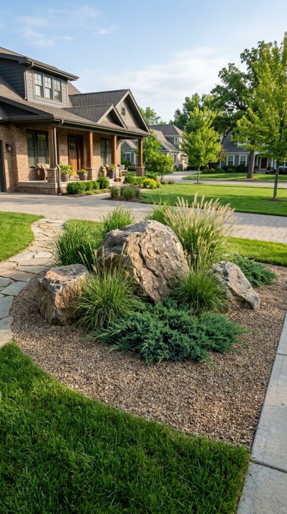 006 image prompt a realistic residential front yard ph