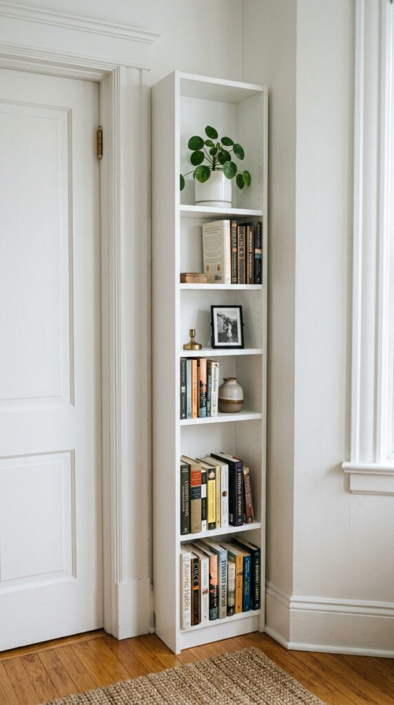009 image prompt a 10 inch wide 6 foot tall bookcase t