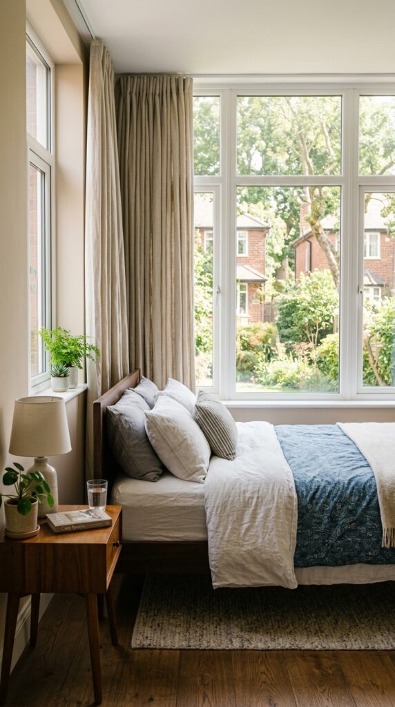 009 image prompt a bed positioned about six inches awa