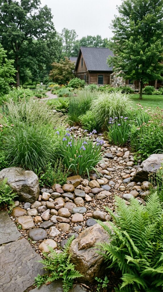 010 a gently bowl shaped residential rain garden photo