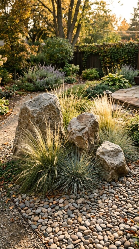 012 three large natural boulders of varying sizes the 