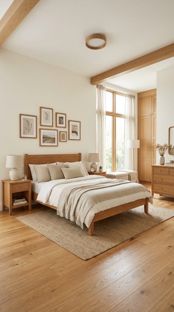 019 a bedroom photographed wide angle with consistentl