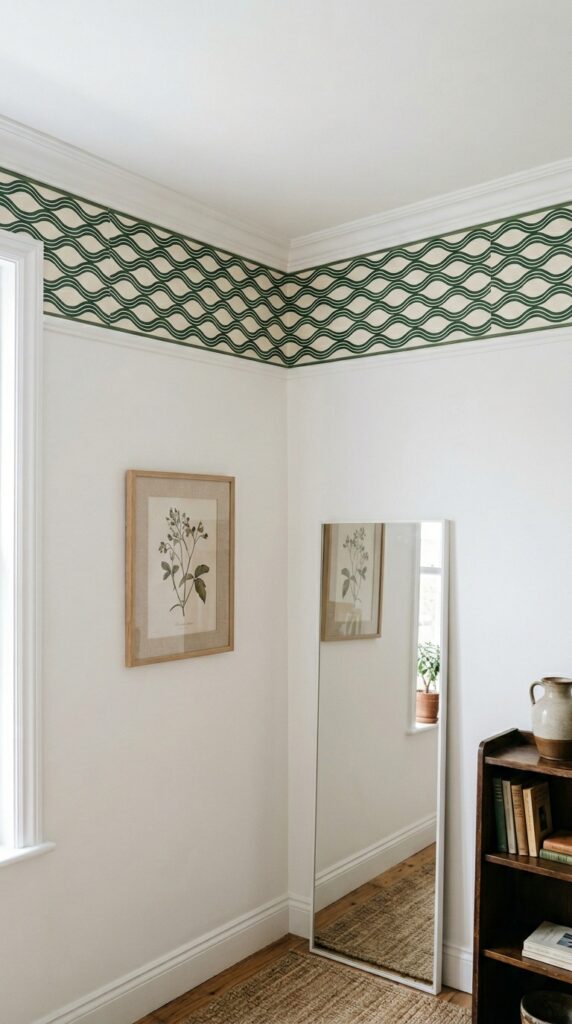 019 image prompt a room where the top 8 inches of the 