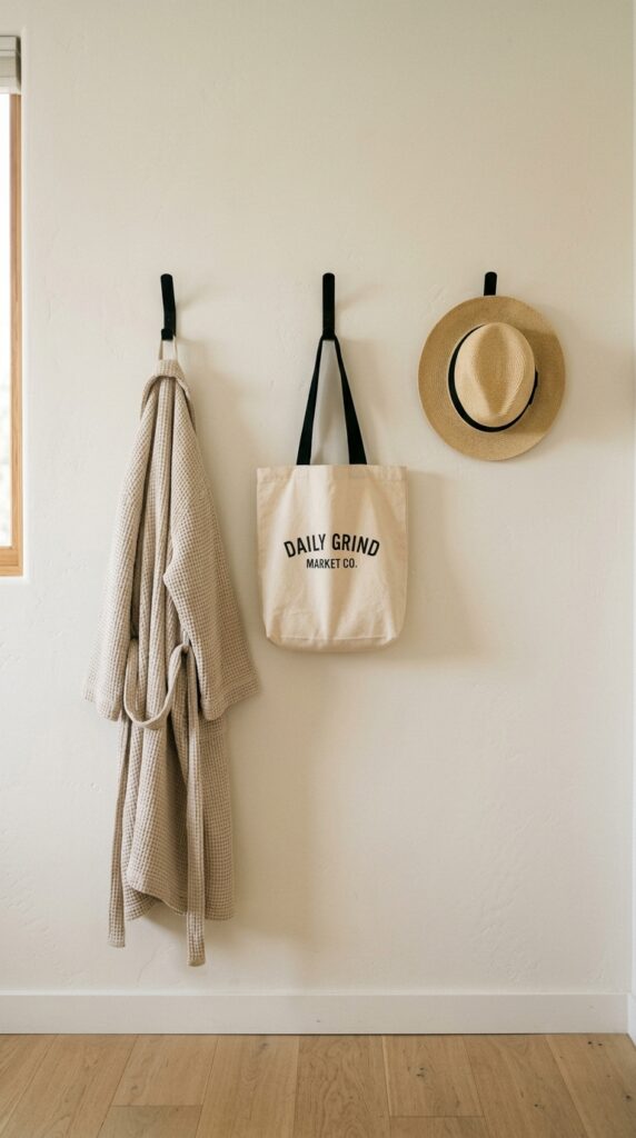 019 image prompt a wall in a small bedroom with three 