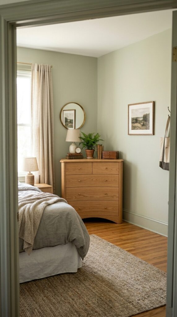 021 image prompt a dresser placed diagonally in a corn