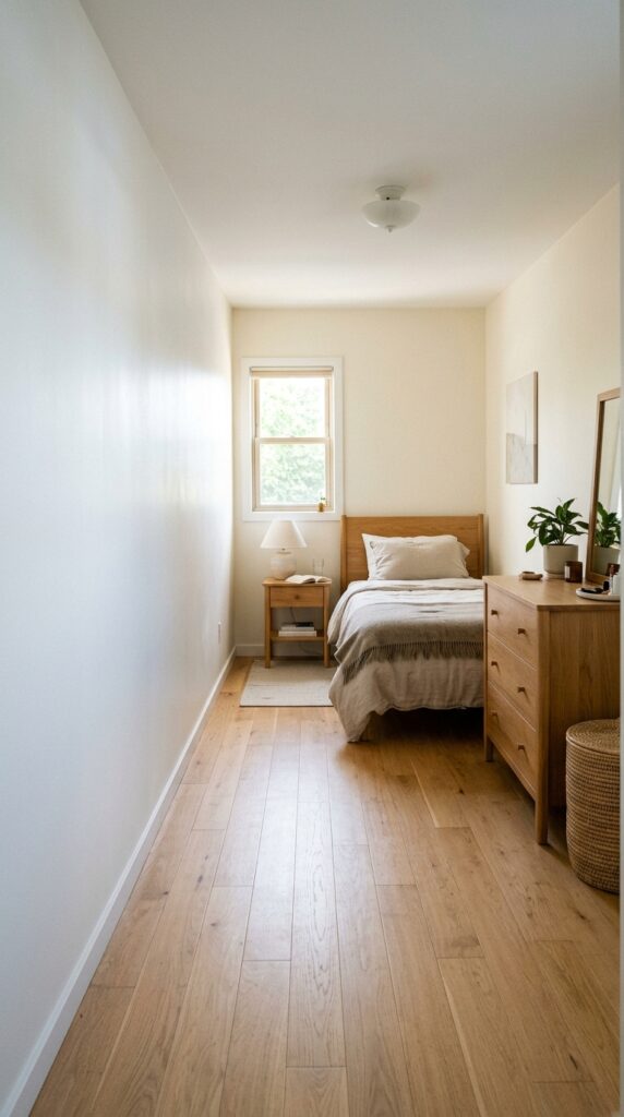 024 image prompt a small bedroom where all the furnitu