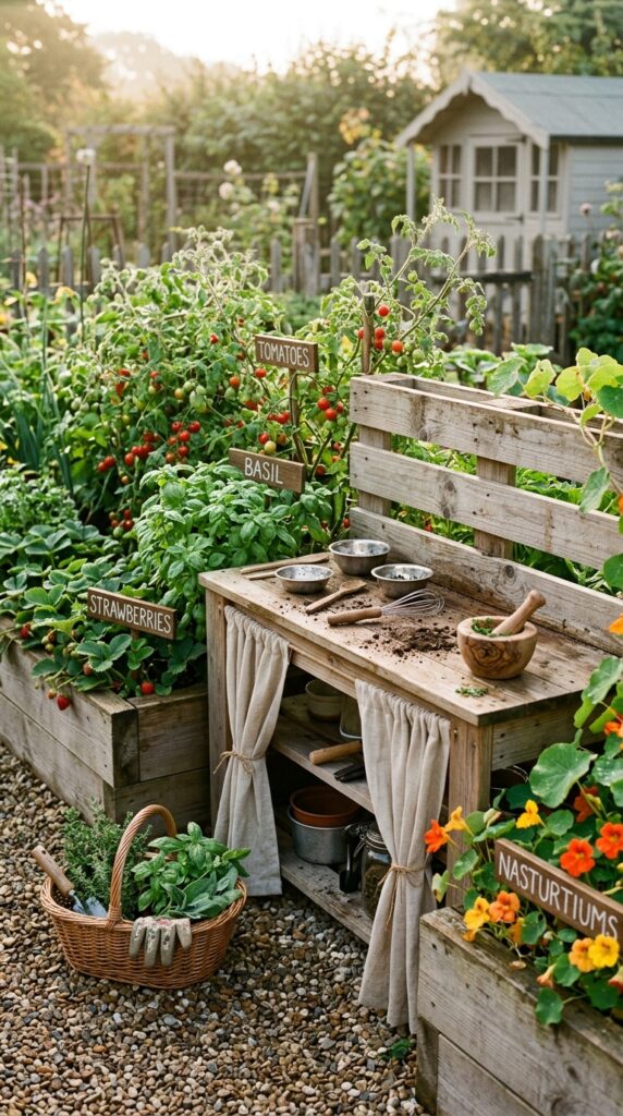 11 a mud kitchen seamlessly integrated into a small k
