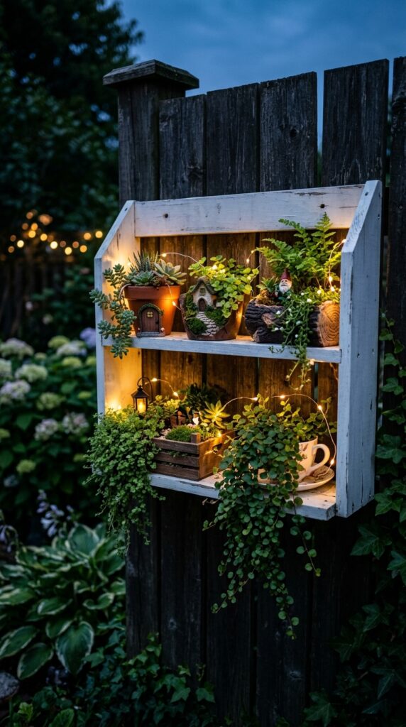 12 a close up of a narrow weatherproof wooden shelf u