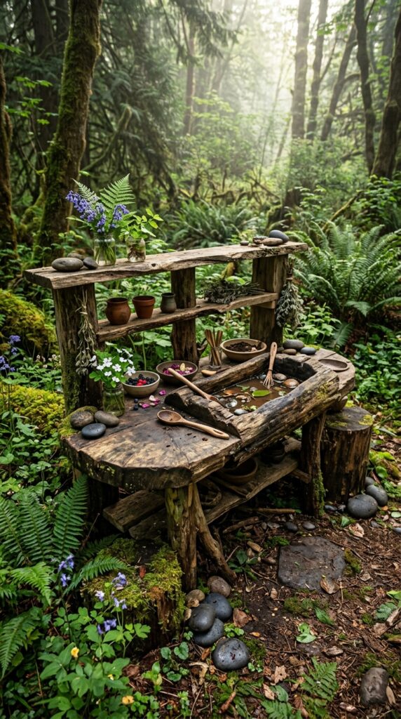 12 image prompt a wide angle photograph of a primitiv