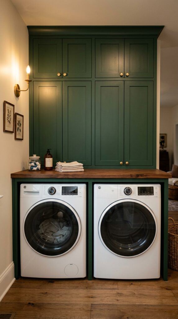 2 a close up wide shot of shaker style cabinet doors