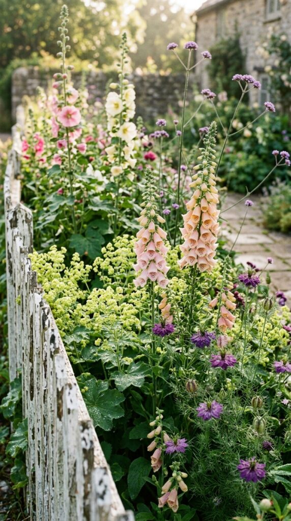 4 a close angle photograph of a romantic cottage flo