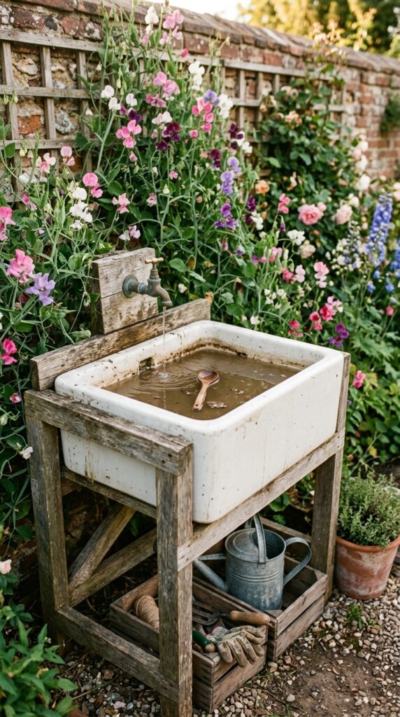 4 image prompt a reclaimed white ceramic belfast sin