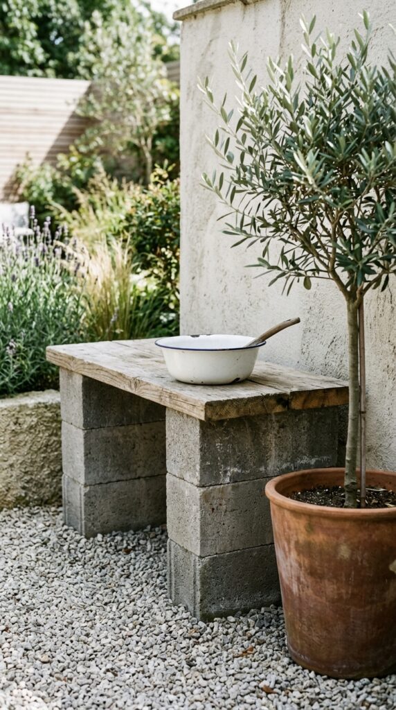 5 a minimalist outdoor play kitchen made from four g