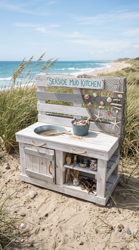 7 a breezy coastal themed mud kitchen photographed i