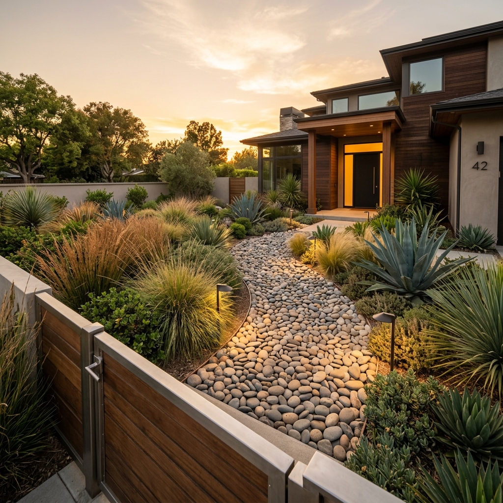 modern residential front yard pa… 202605200846