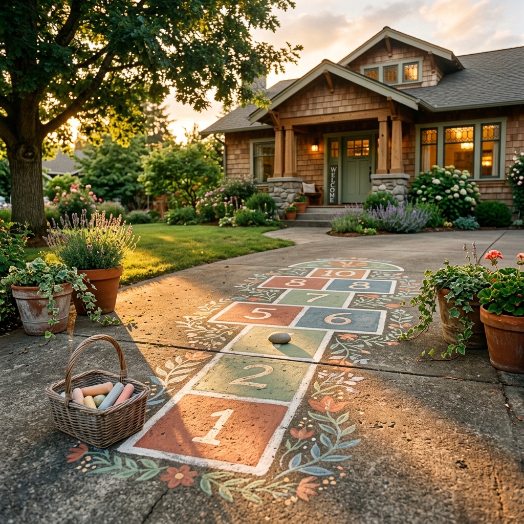suburban driveway painted hopsco… 202605051053