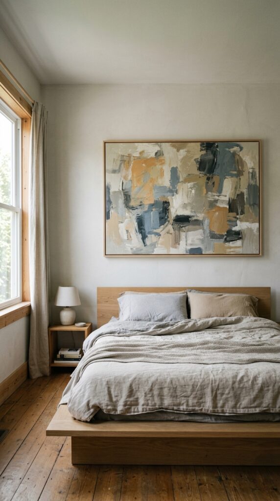 003 image prompt a single large abstract painting in m