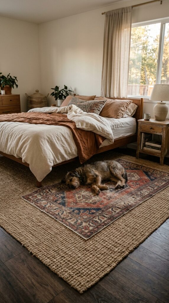 005 image prompt a large natural jute rug covering mos