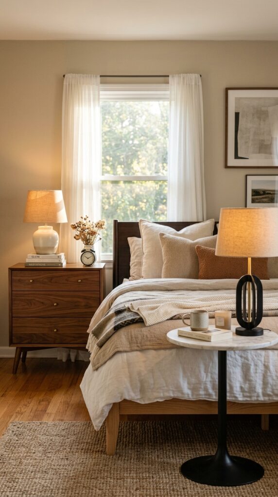 010 image prompt two different nightstands on either s