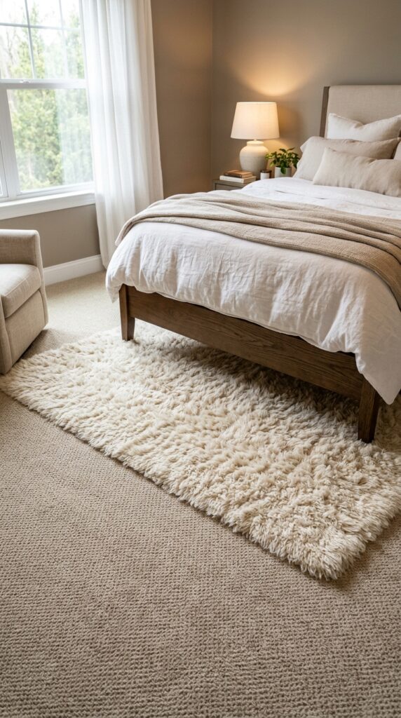 25 Cozy Bedroom Ideas That Make Your Space Feel More Inviting 015 a wall to wall beige carpeted bedroom floor with a