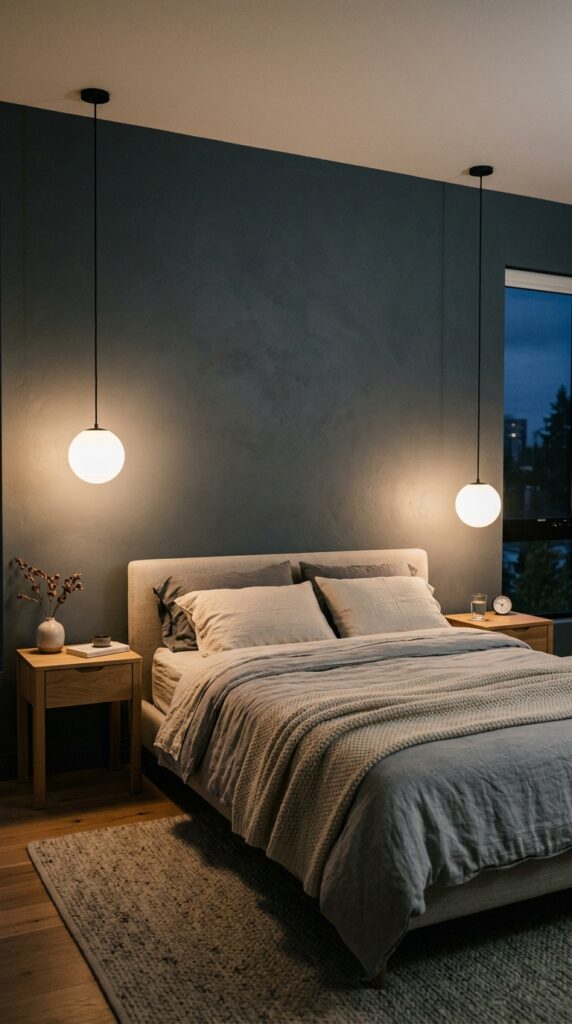 019 image prompt two minimalist pendant lights hanging