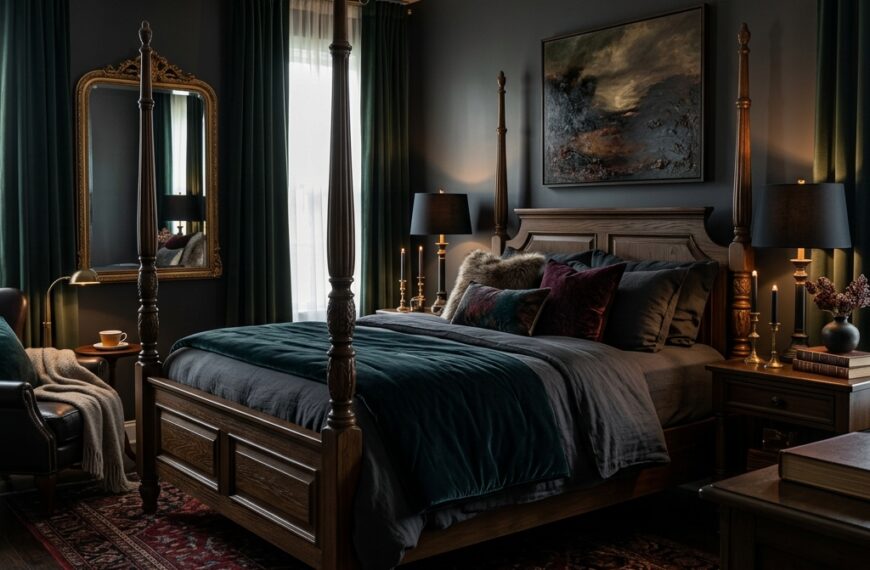 025 image prompt a close up of a dresser drawer with a moody bedroom ideas dramatic feel 202606011024