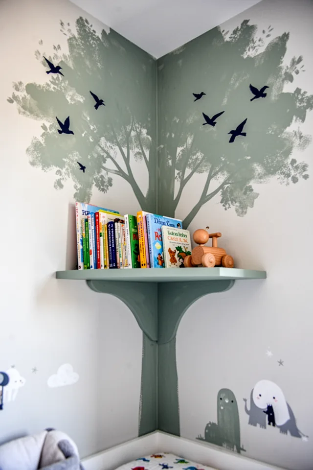 A corner in a child